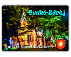 Magnes elastyczny BUSKO-ZDRÓJ - Kaplica św. Anny w Parku Zdrojowym